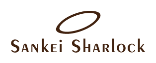 Sankei Sharlock Logo Brown
